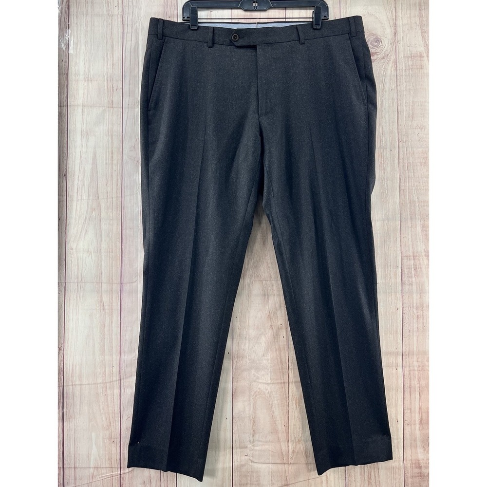 PETER MILLAR Collection Wool Dress Pants Men's‎ Sz 40x31 Dark Brown 5-pocket